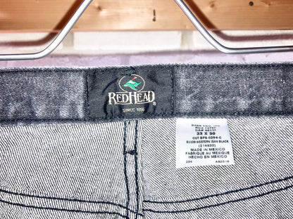 "RED HEAD" old straight denim pants