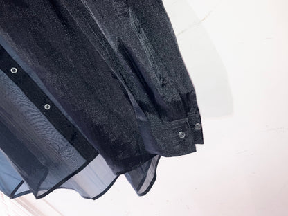 "GAP" 10s Oversized Sheer Shirt