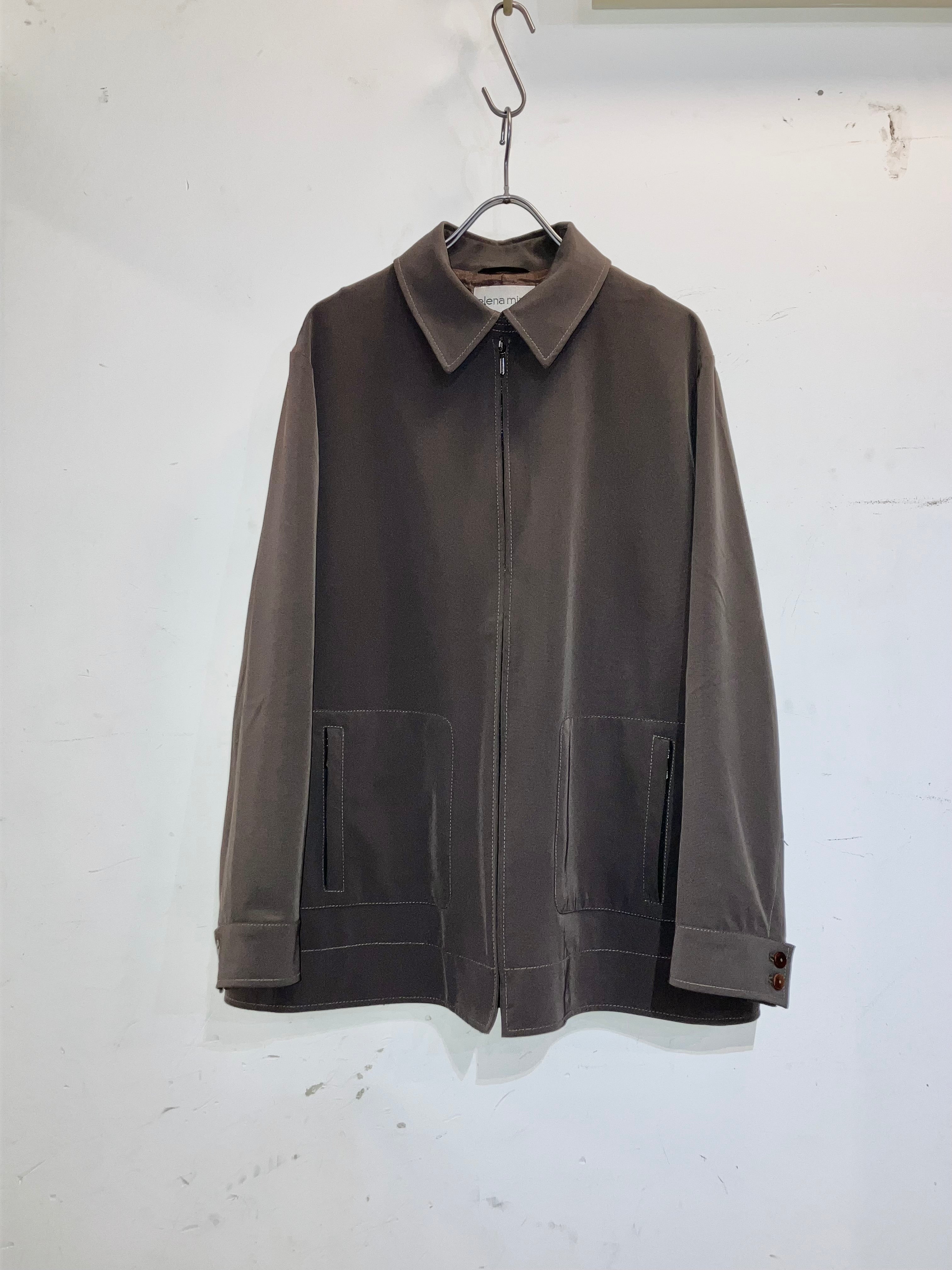 grunge Stussy ベルベット　短丈　光沢ブルゾン y2k 平成ギャル ステューシー/コム デ ギャルソンによるコラボジャケットが