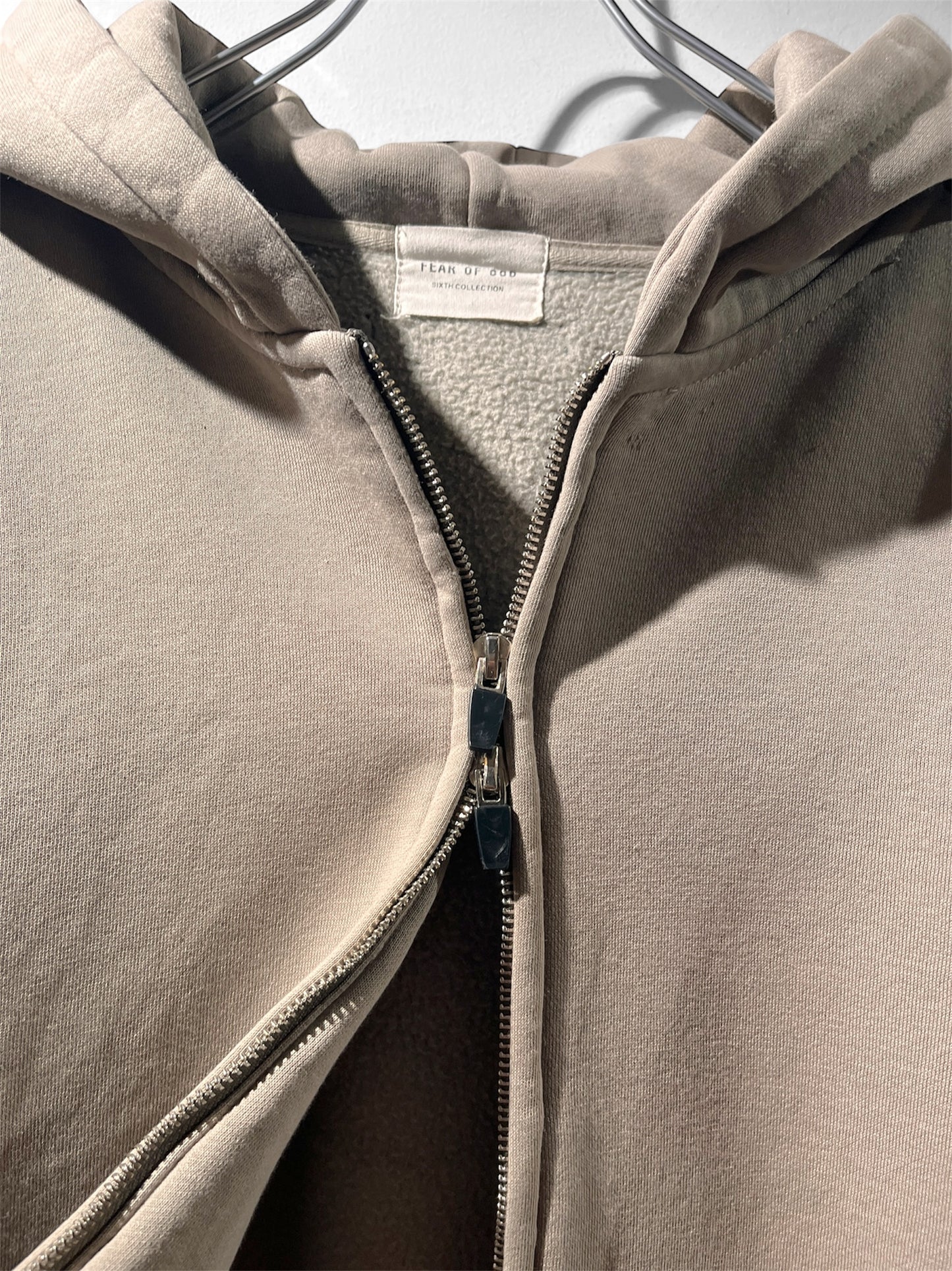 Fear of God double zip hoodie