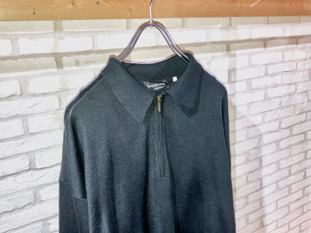 "BACHRACH" Old Design Knit Polo Shirt