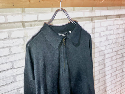 "BACHRACH" Old Design Knit Polo Shirt