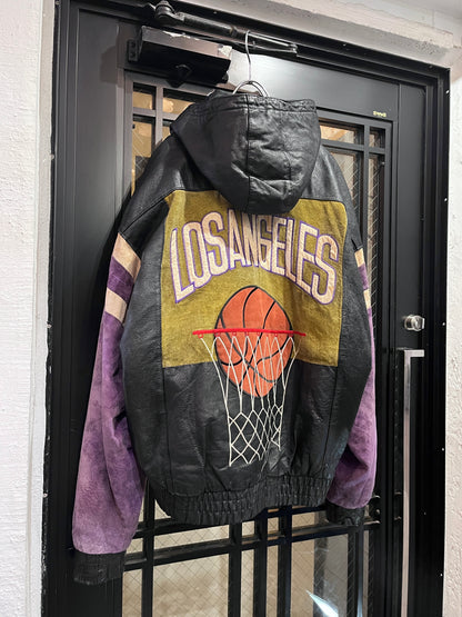 Old leather team jacket