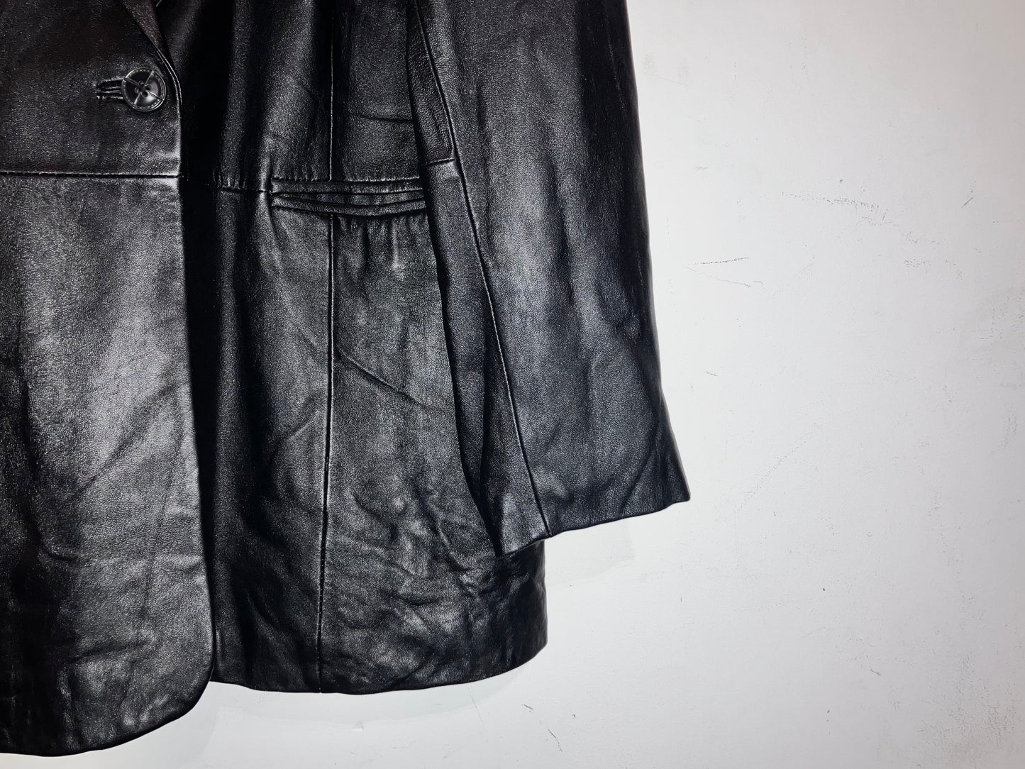 "DENIM&Co" Old Leather Tailored JKT