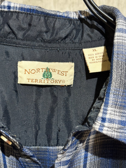 Vintage Cotton Plaid Shirt