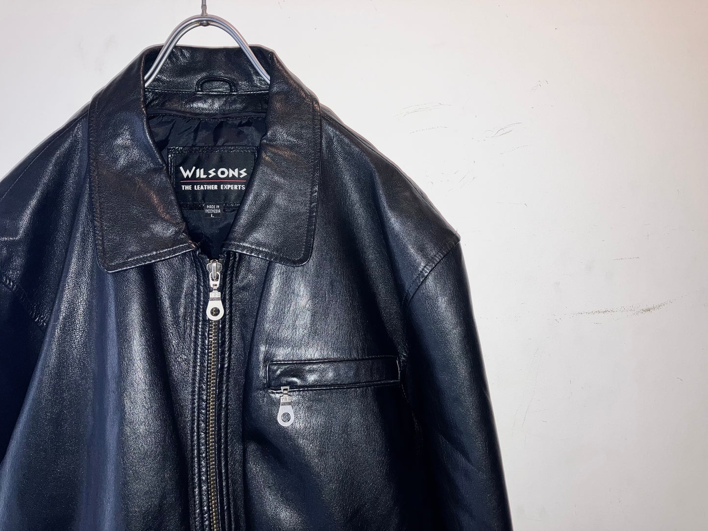 "WILSONS" 00s Design Leather JKT