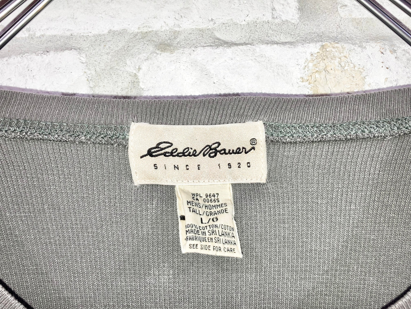 "Eddie Bauer" 00s Kanoko Fabric Pocket Tee