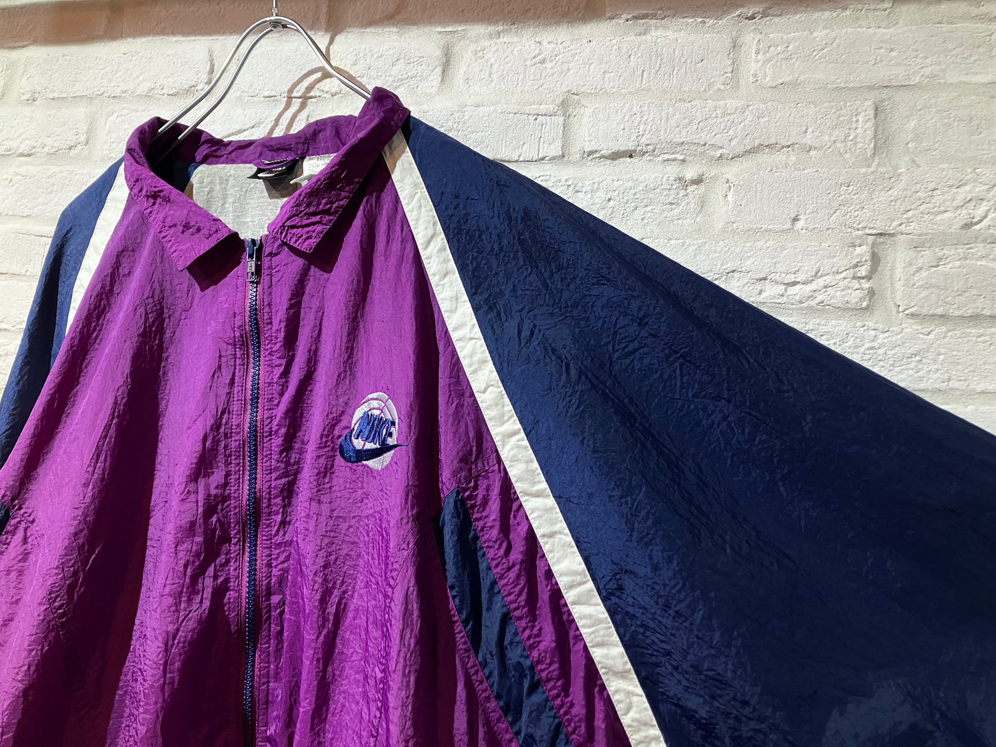 "NIKE" Old Oversized Design Nylon JKT