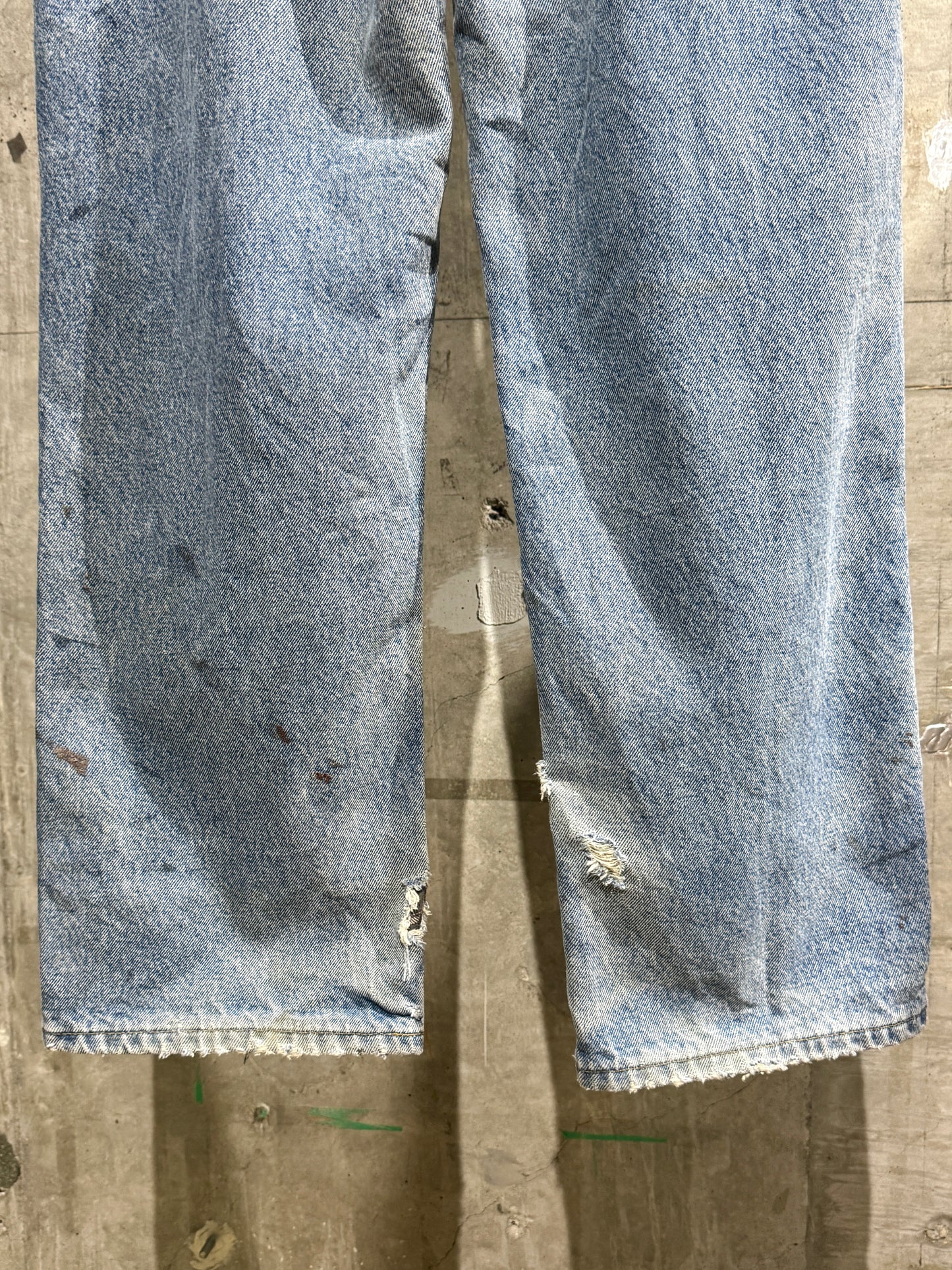 Carhartt Flannel Plaid Lined Denim Pants