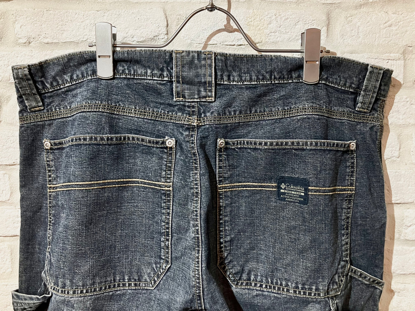 "Cloumbia" 00s Design Wide Denim Pants