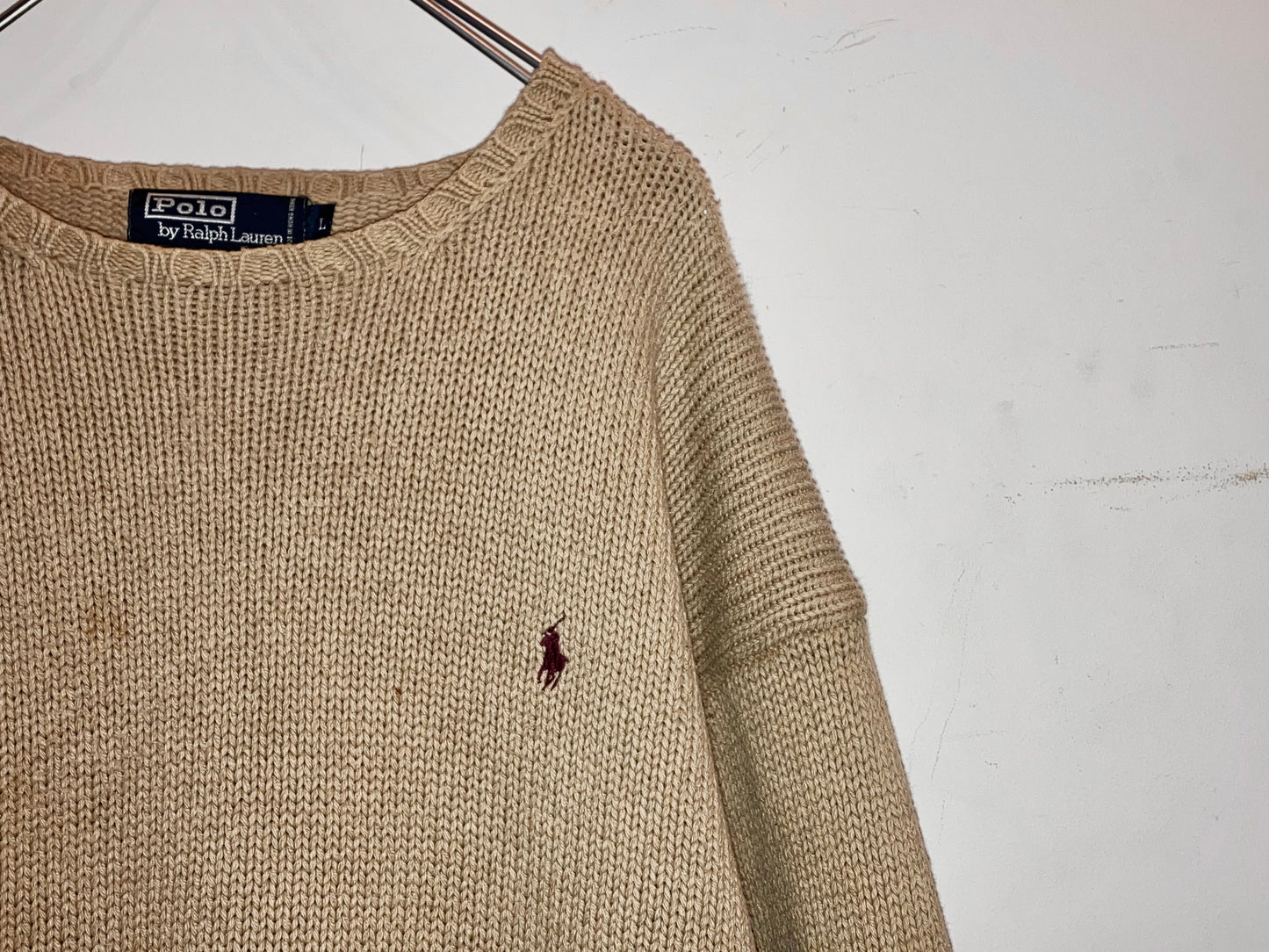 "Polo by Ralph Lauren" Old Design Cotton  Knit