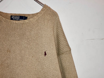"Polo by Ralph Lauren" Old Design Cotton  Knit