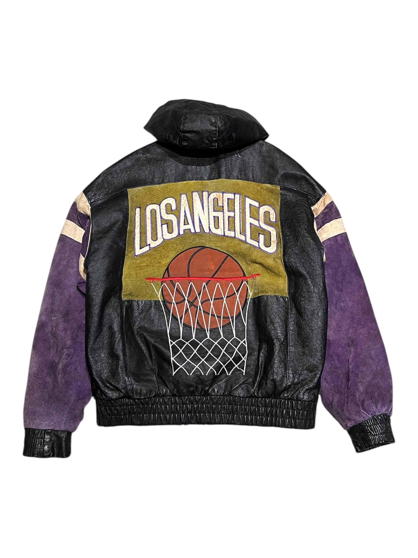 Old leather team jacket