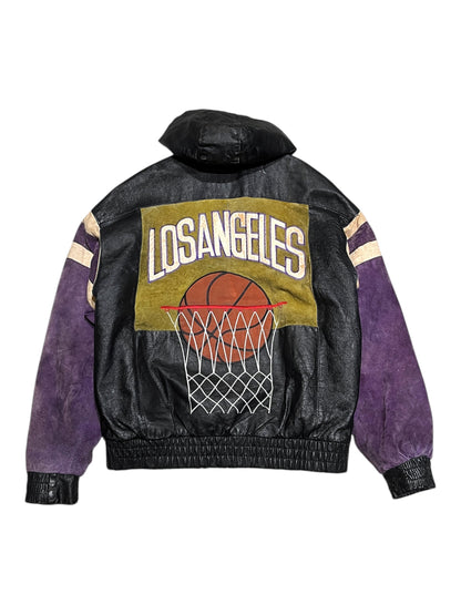 Old leather team jacket