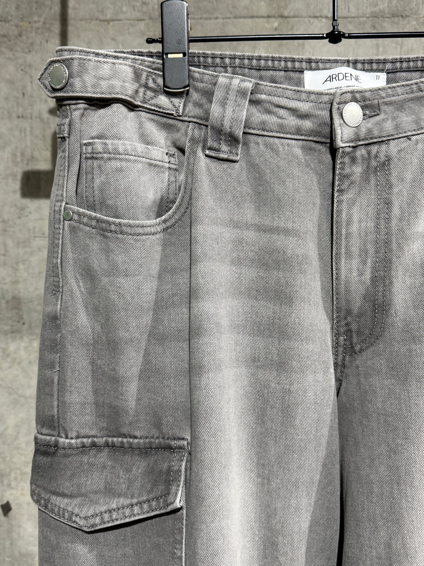 Grey 11 Pocket Cargos
