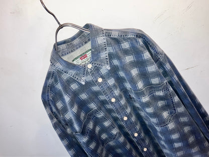 "Levi's" Old Printed Check Shirt