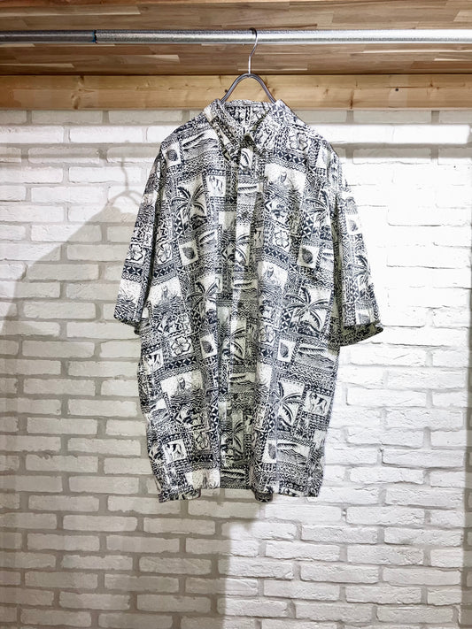 "BIG DOGS" Old Reverse Printed Shirt