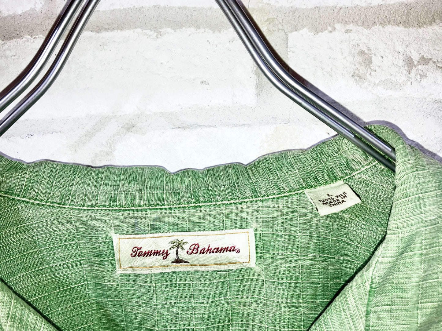 "Tommy Bahama" 00s Silk Shirt