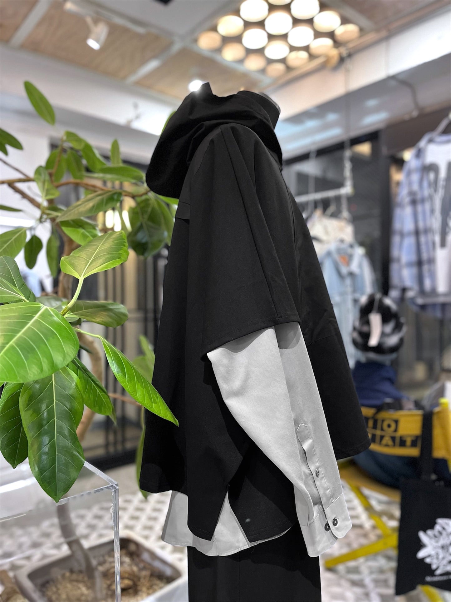 Design poncho pullover shirt