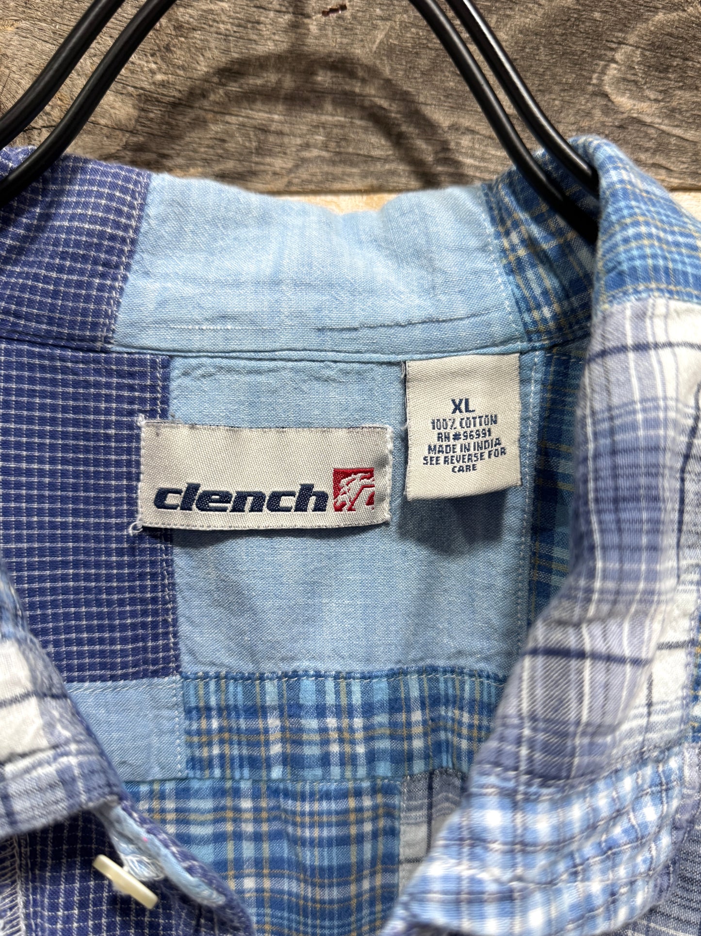 00s Clench Patchwork Design Shirt