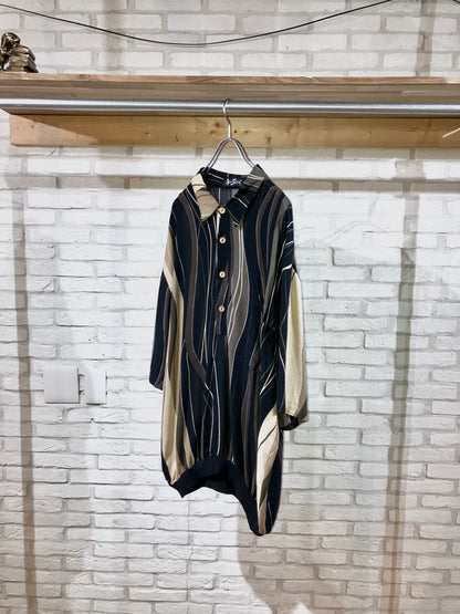 Vintage Oversized Design Pollover Shirt