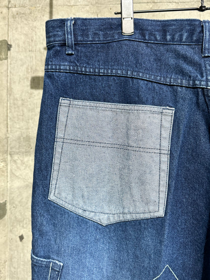 Noiz Jeans Patchwork Design Denim Pants