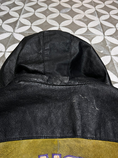 Old leather team jacket