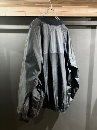 "NIKE" Old Rubber Coating Pollover Tops