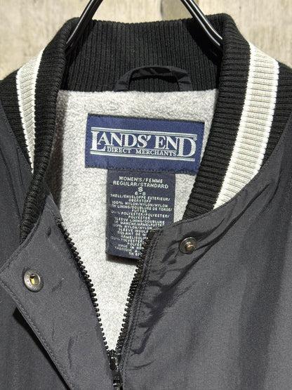 Lands End Rib Line Varsity Jacke