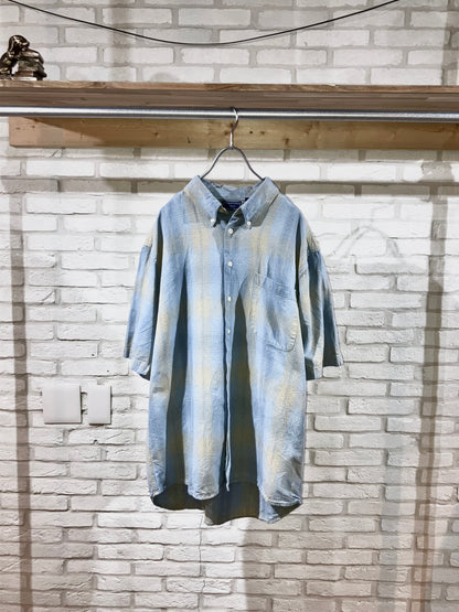 Old Linen&Cotton Check Shirt