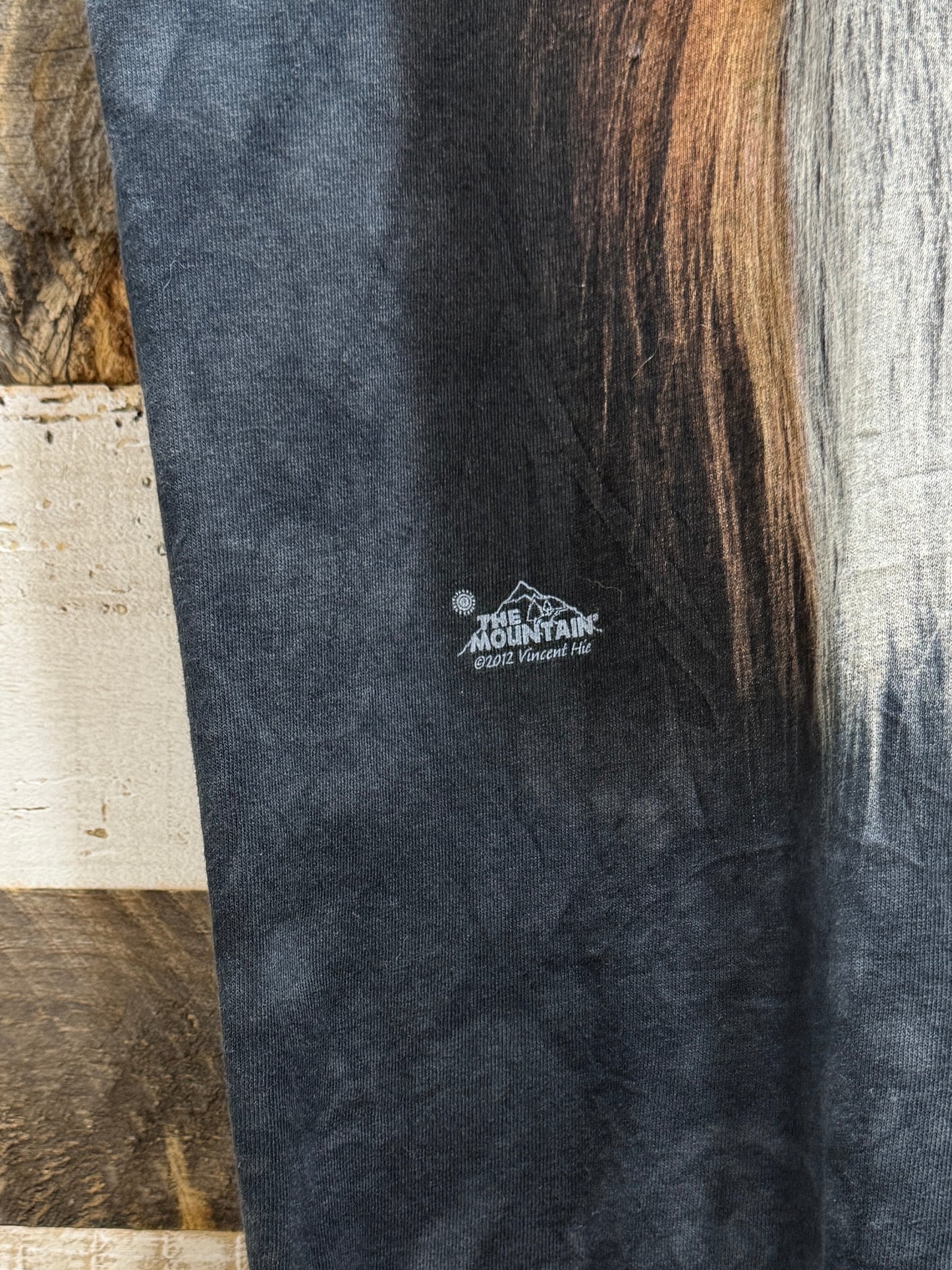 The Mountain Tie-Dye Dog Face Tee (Shetland Sheepdog)