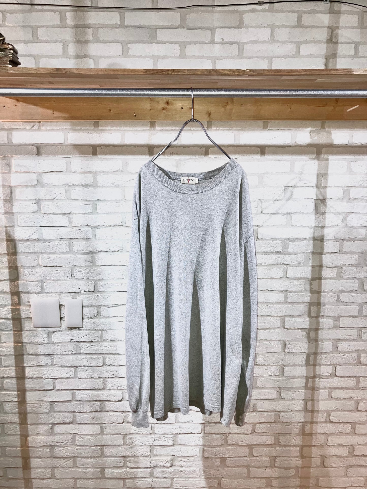 "J.CREW" Old Oversized LS Tee
