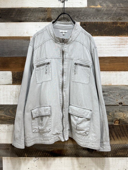 00s Light Weight Linen Multi Pocket Jacket