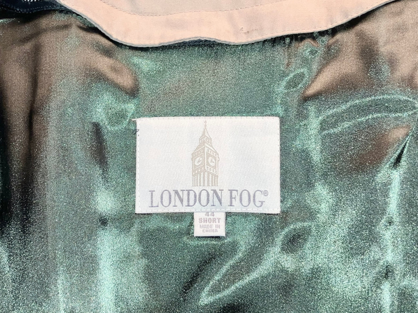 "LONDON FOG" Old Design Smooth Trench Coat