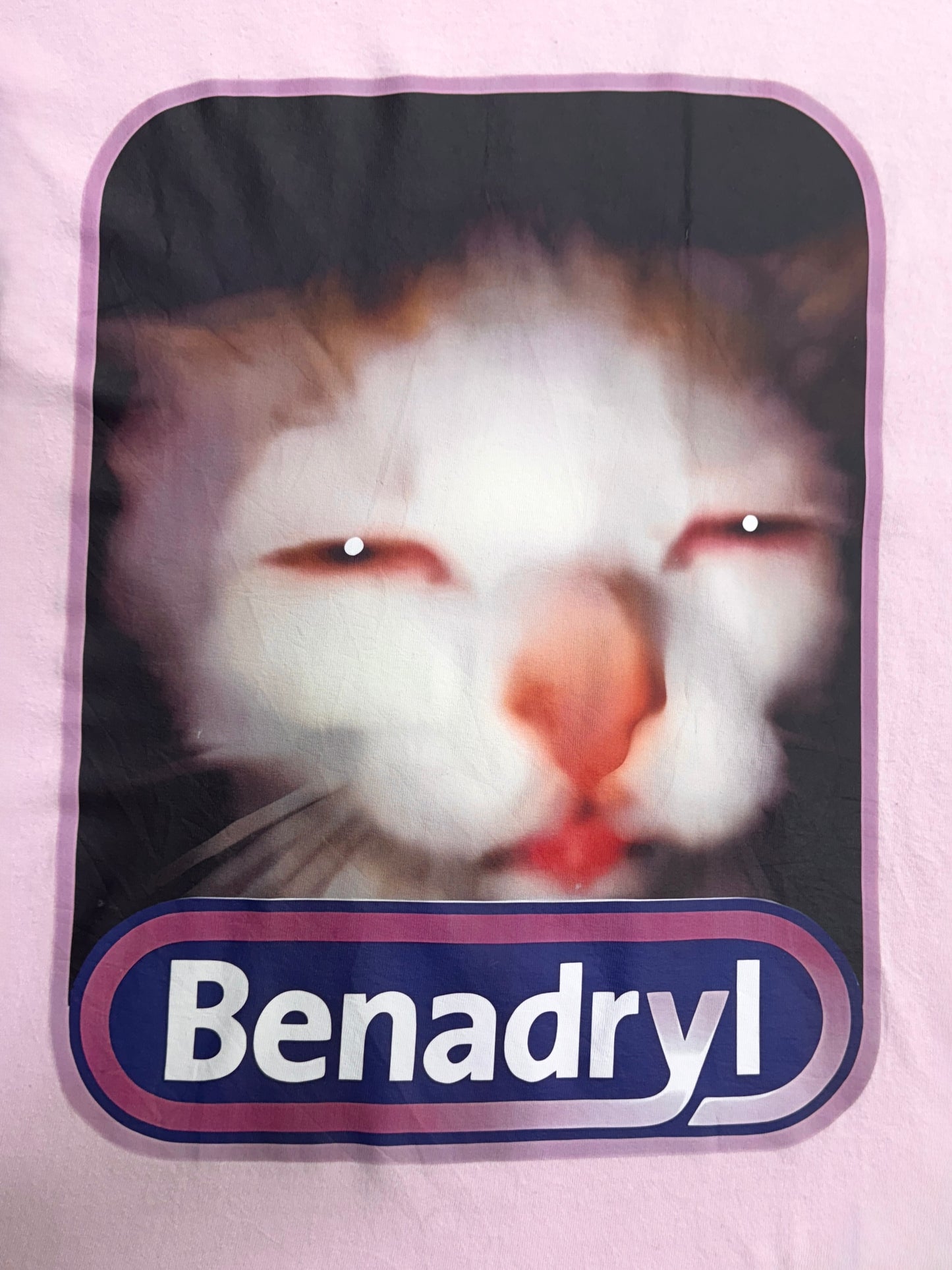 Benadryl Meme Cat Tee