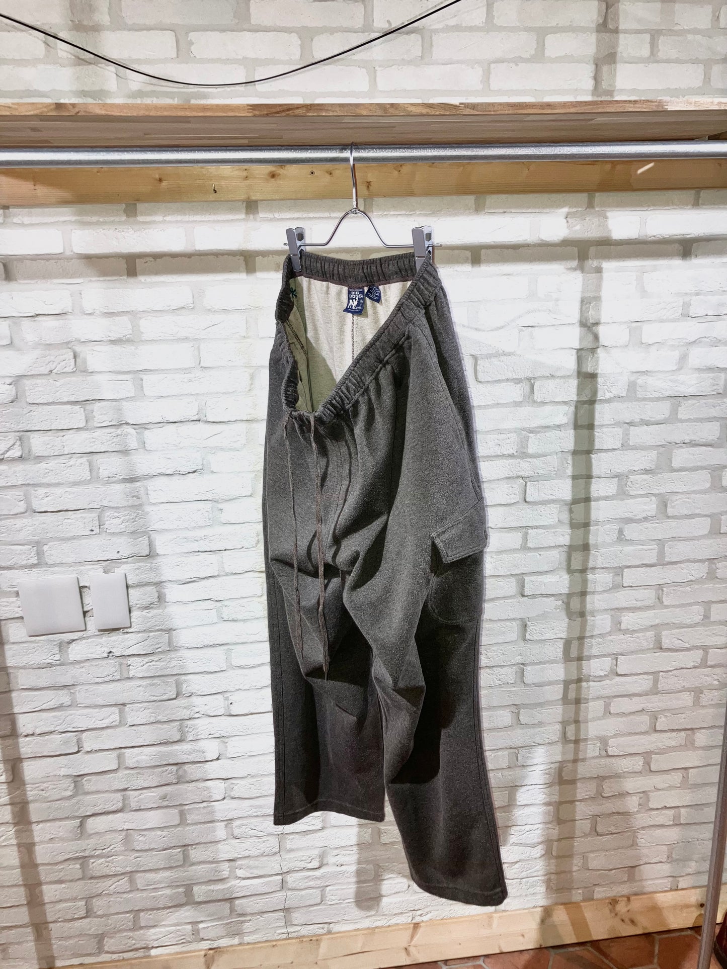 "BIG DOGS" Old Super Wide Sweat Pants