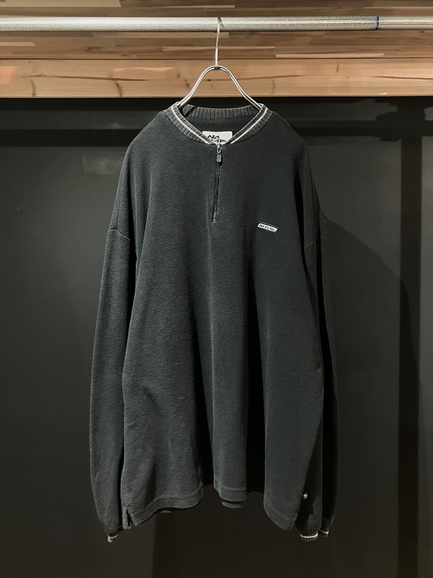 "NO FEAR" Old Design Half Zip Tops