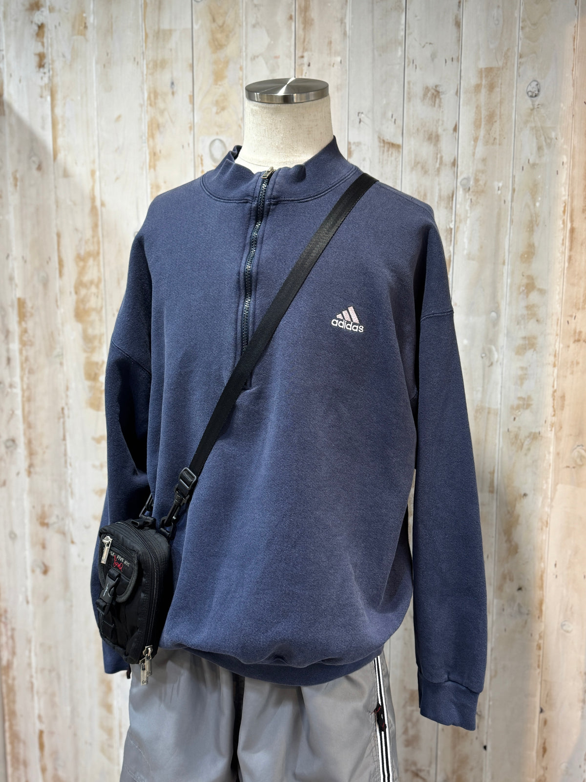Old Adidas Half-zip Sweatshirt