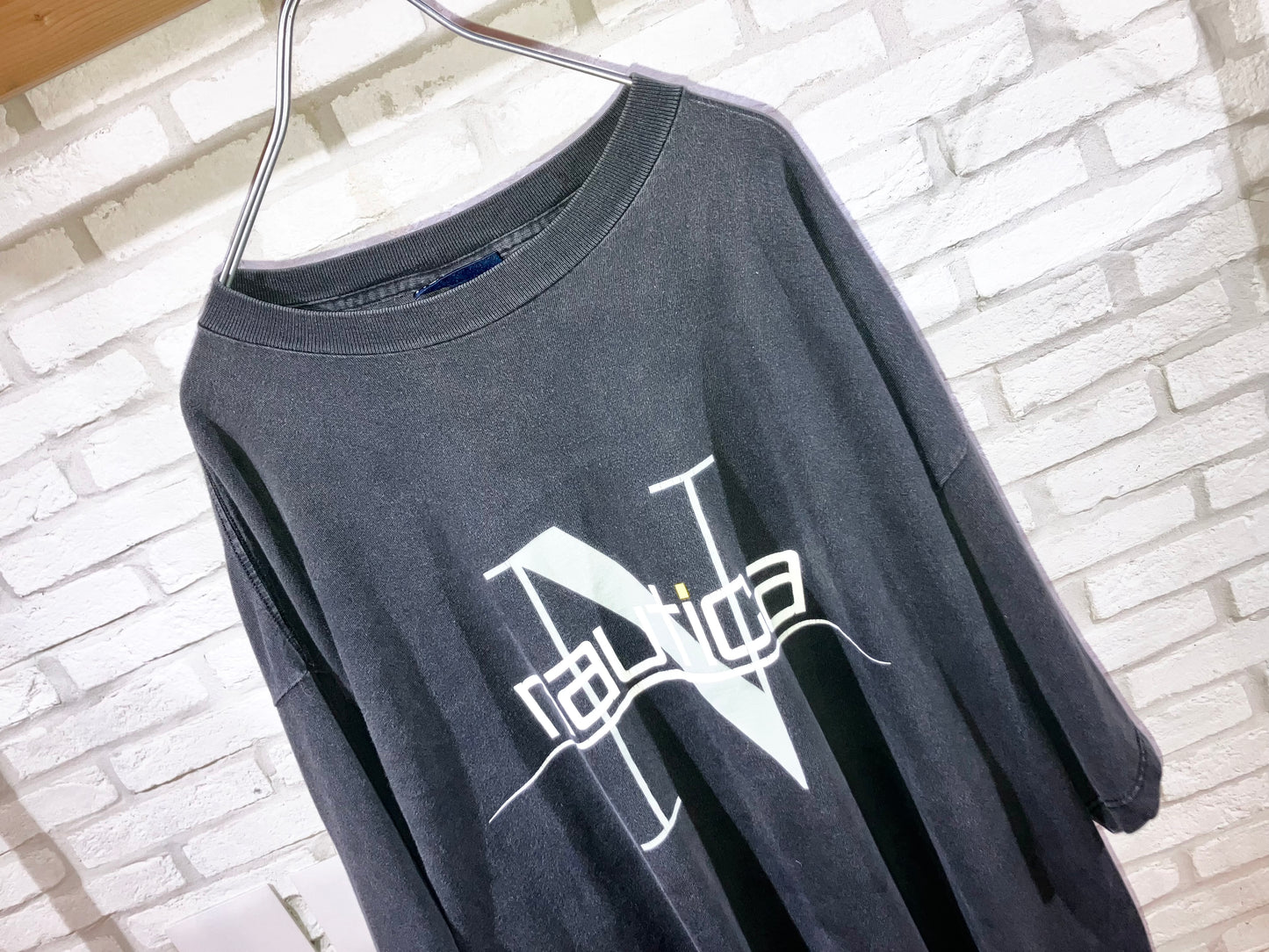 "NAUTICA" Old Oversized Printed Tee