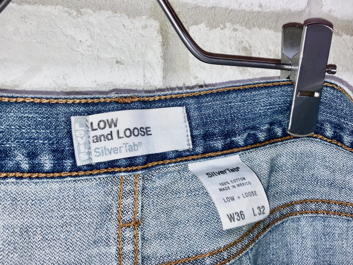 "Levi's SILVER TAB" 00s Wide Denim Pants