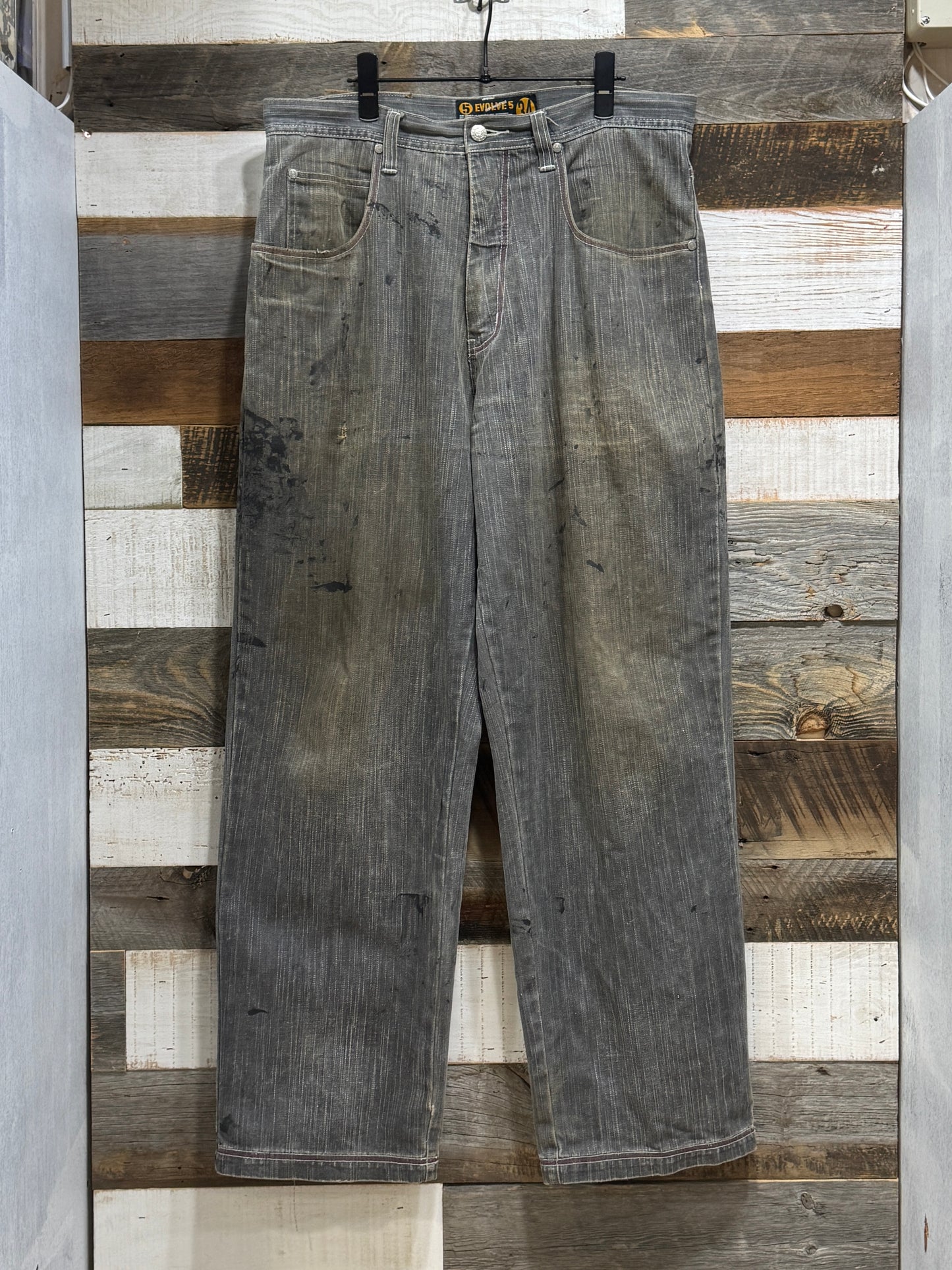 00s Evolve 5 Wide Denim Pants