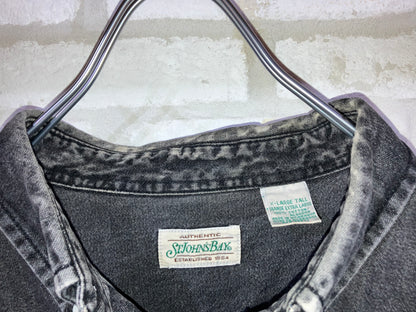 "ST JOHN'S BAY" Old Oversized Denim Shirt
