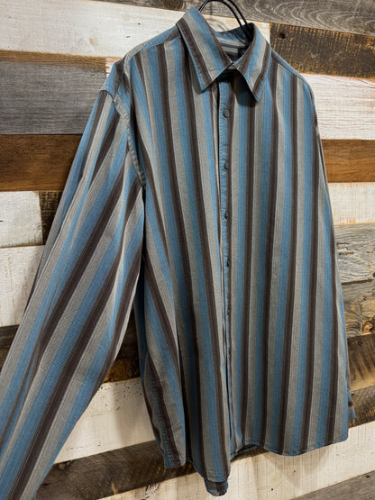Old AXIST Striped Cotton Shirt
