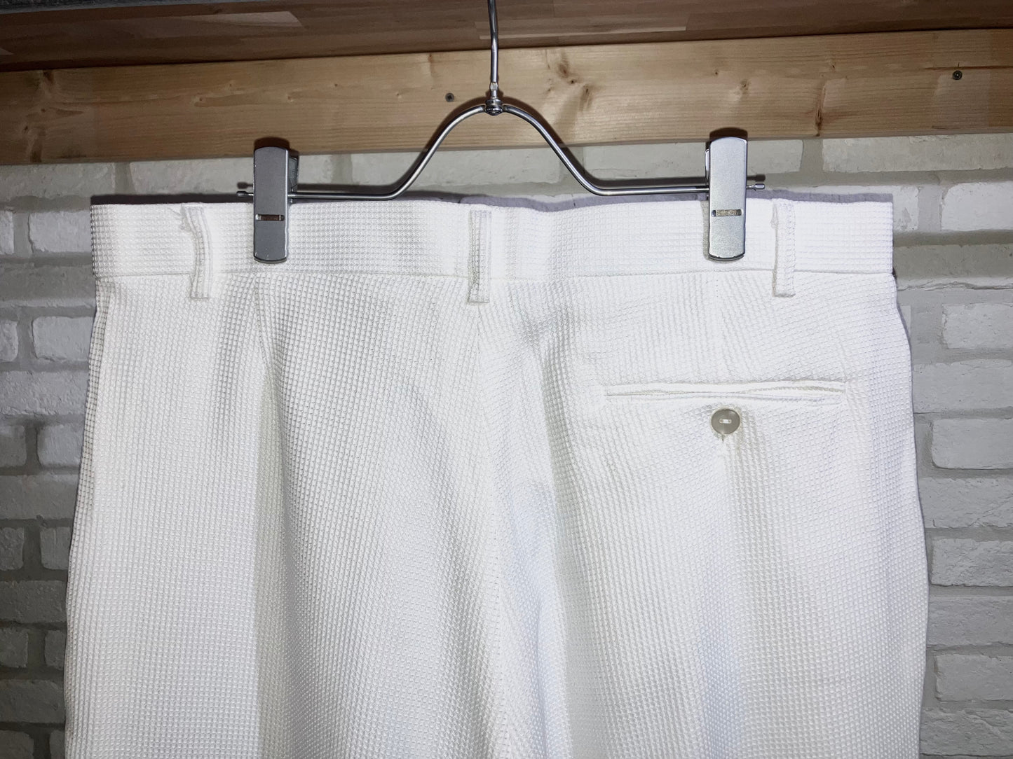 00s Design Wide Slacks "Themal Fabric!!!"