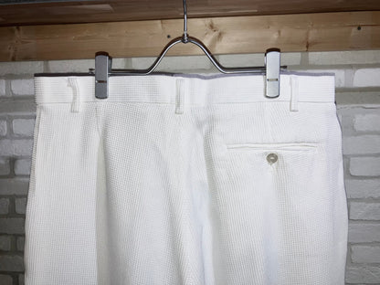 00s Design Wide Slacks "Themal Fabric!!!"