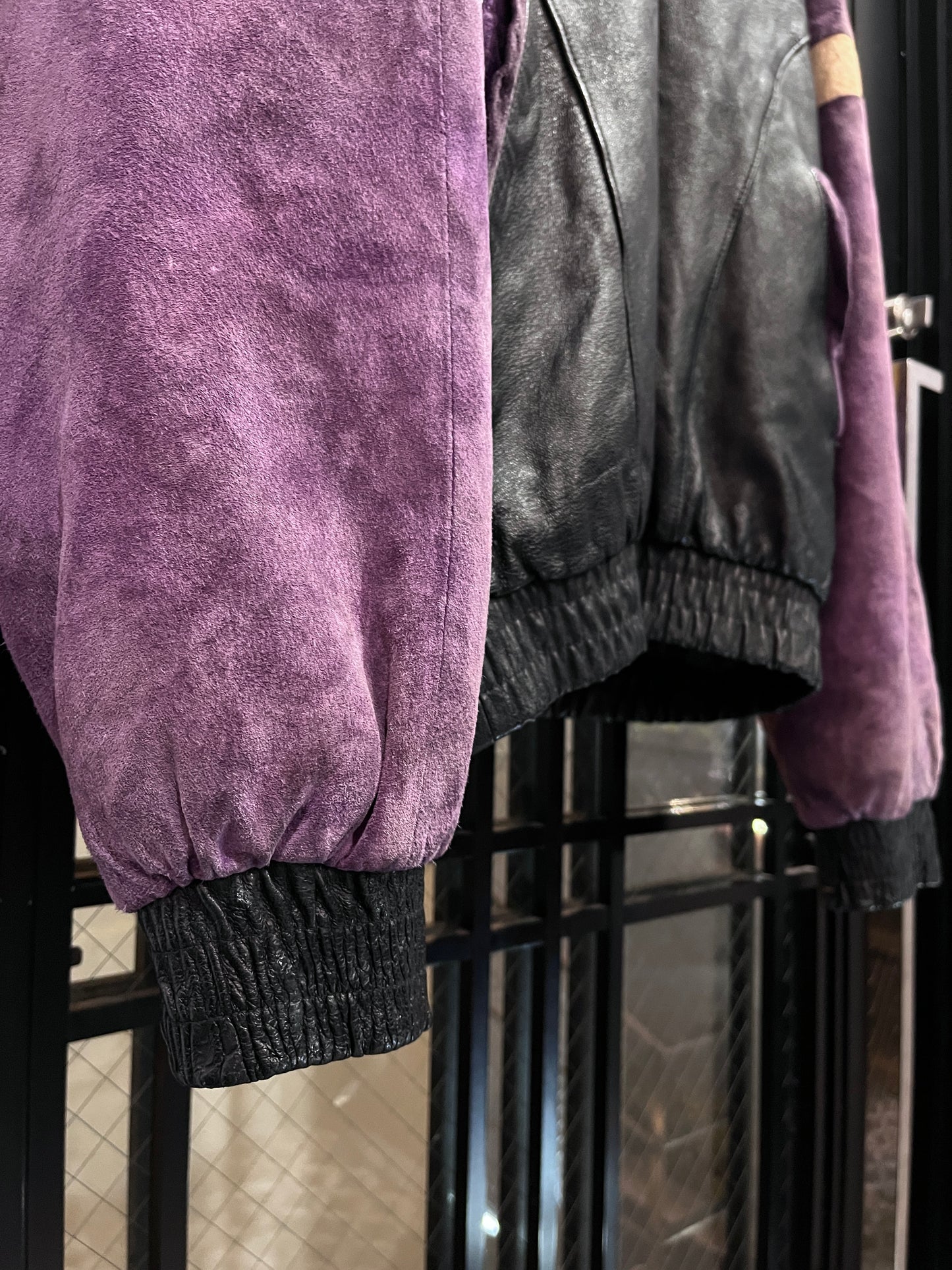 Old leather team jacket