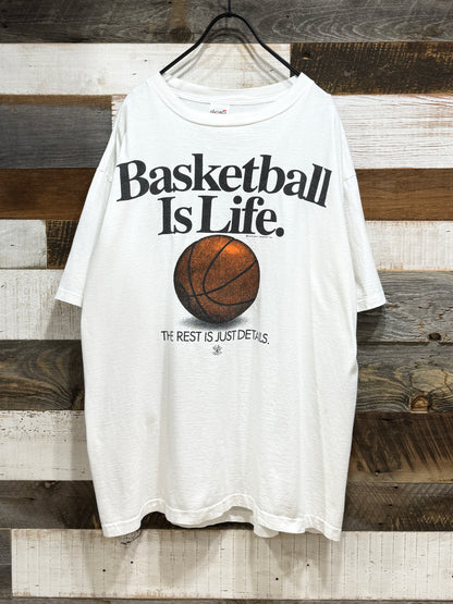 90s Big Ball Sports Basketball Is Life. Tee