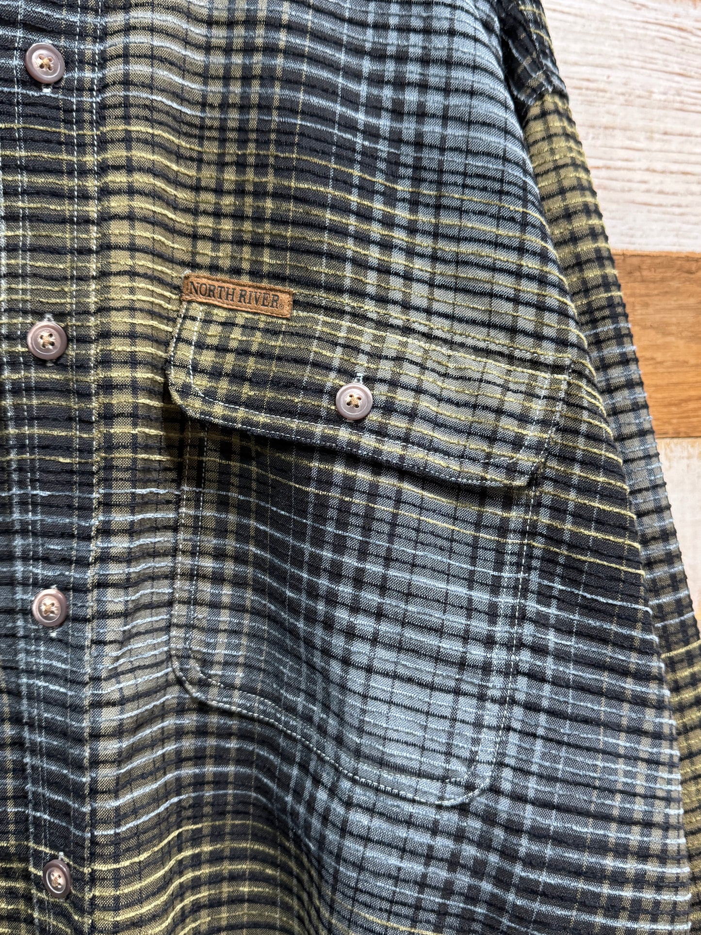 Old Shadow Plaid Flannel Shirt