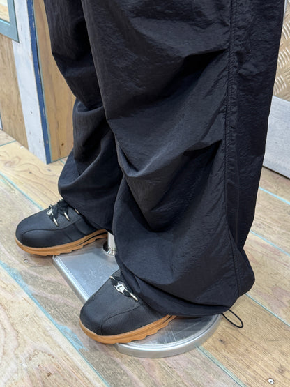 Nylon Parachute Wide Pants
