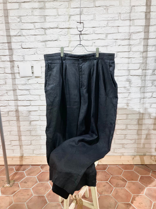 "smash" Old Superwide Linen Slacks